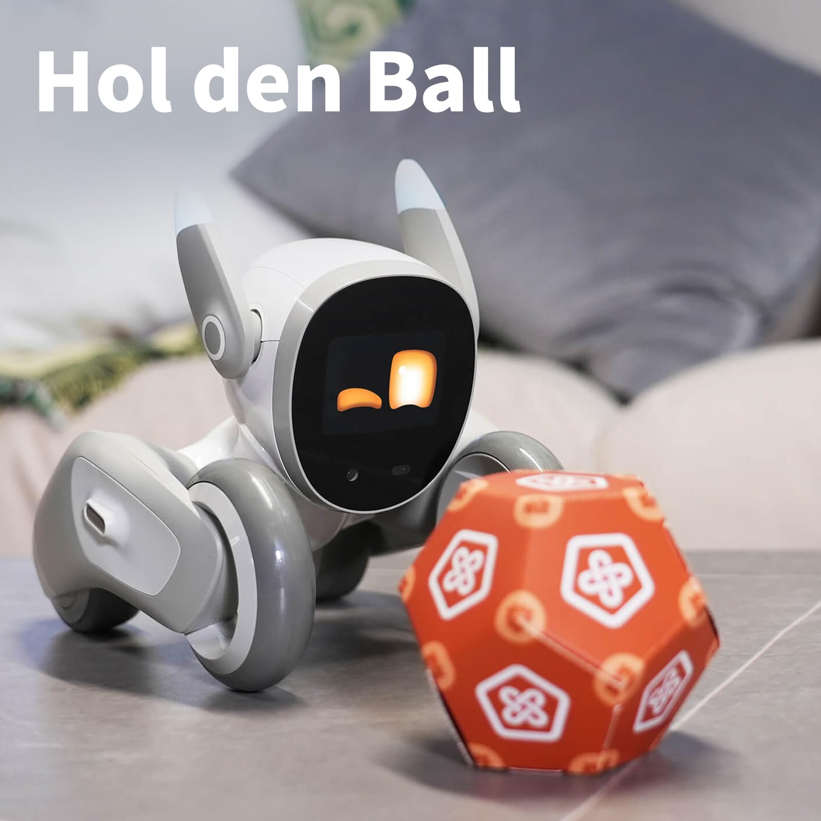 Loona KEYI Premium Haustier-Roboter mit Ladestation (Smarte AI ChatGPT-4o, Stimmen- & Gestensteuerung, Echtzeit-Interaktion, Heimüberwachung)