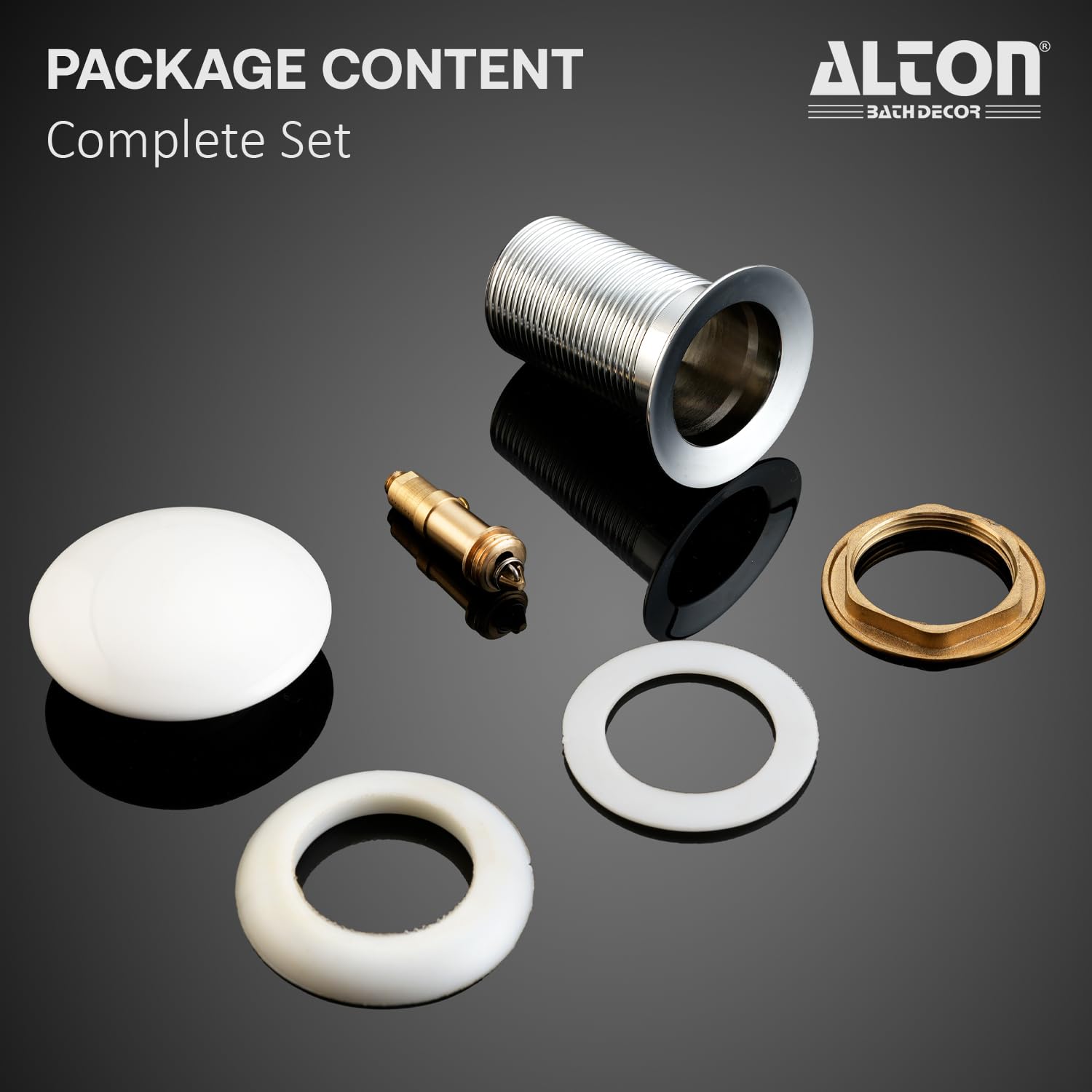 ALTON ALD115 Brass 3-INCH Pop-Up Type Waste Coupling For Was -6