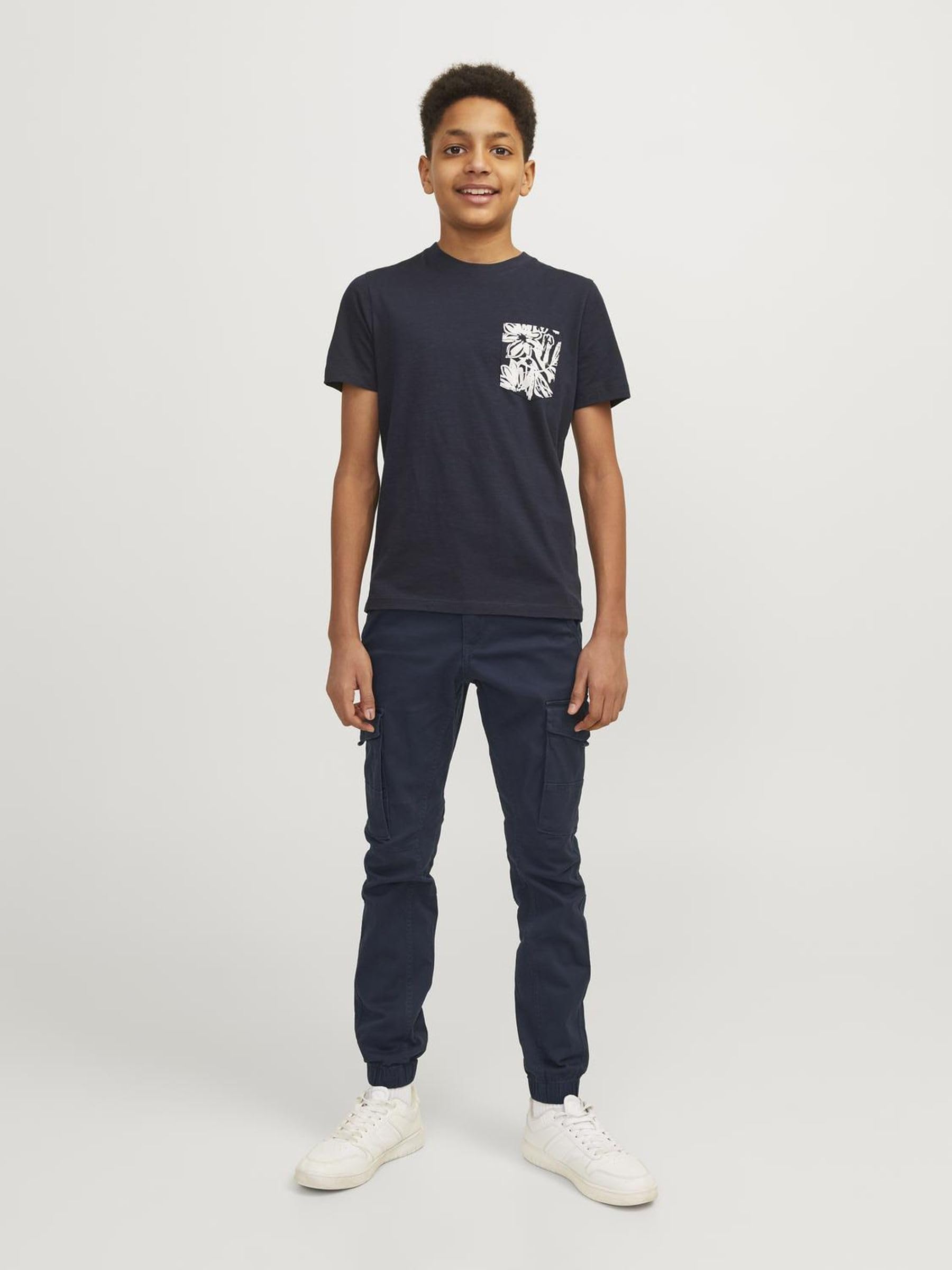 JACK & JONES Jjipaul Jjflake Akm 542 Navy Blazer Jr - Spodnie Chłopcy