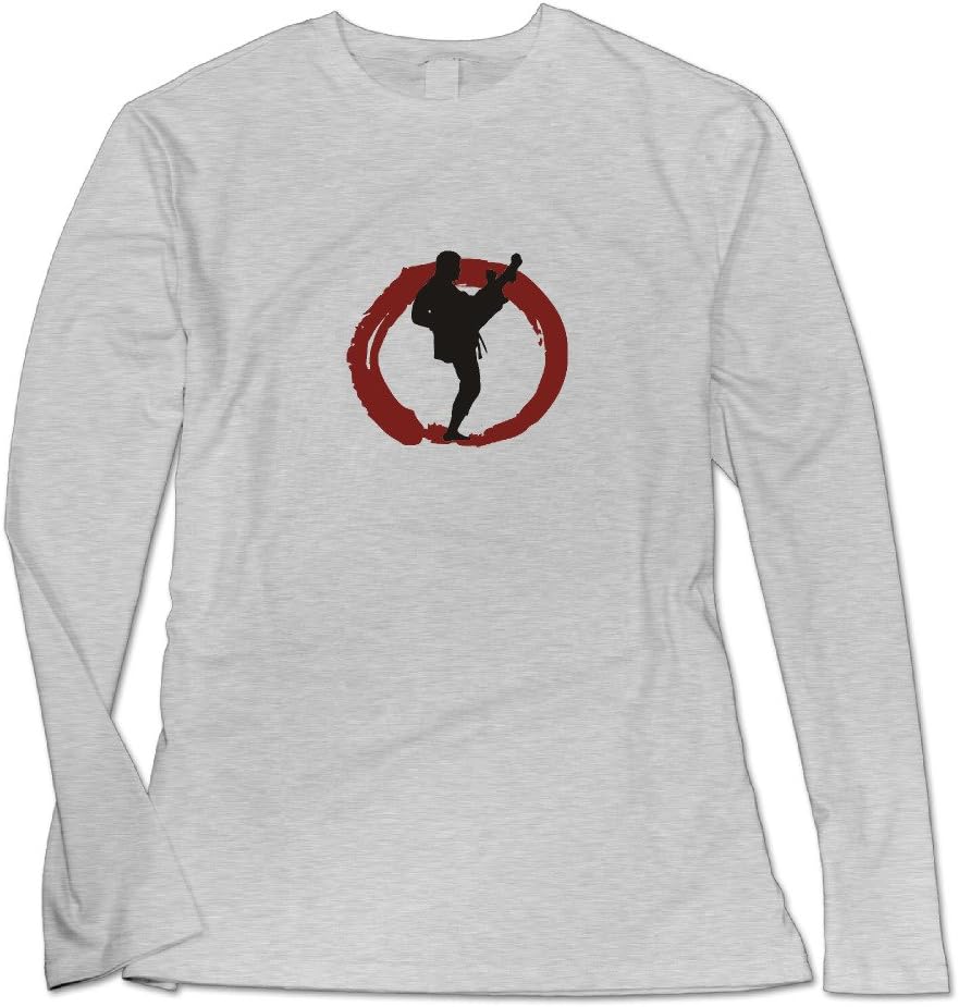 US Autumn Women's Lyoto Machida Figther Logo Long Sleeve Shirt.
