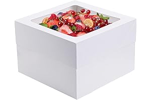 5pcs Cake Boxes 12x12x5, White Cake Box