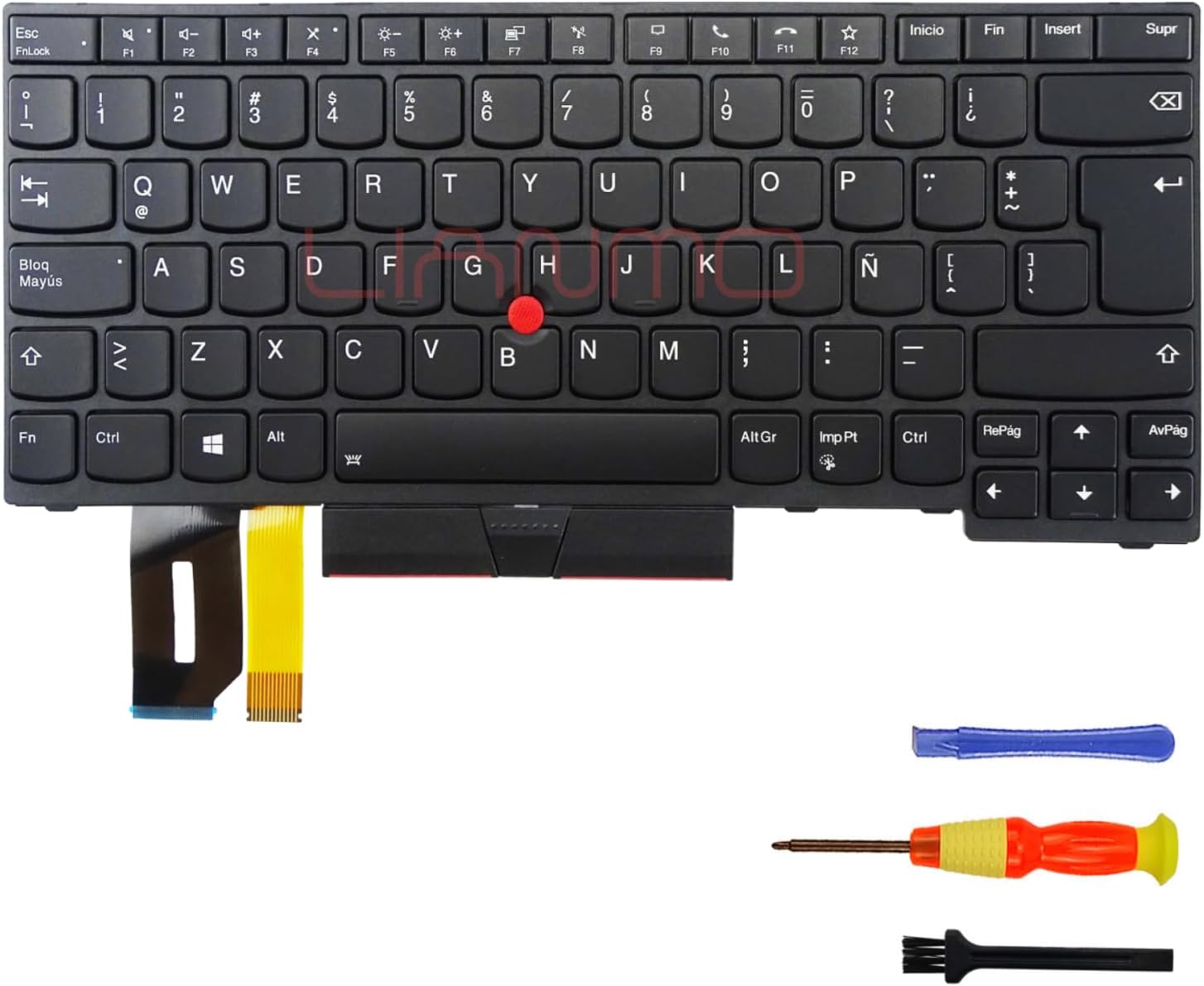 Replacement Keyboard with Backlit for Lenovo Thinkpad T14 Gen1 Gen2 P14S Gen1 Gen2 Latinoamérica Español/Latin America Spanish Layout