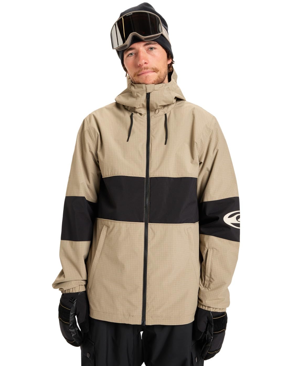Quiksilver High in The Hood - Technical Snow Jacket - Men - Beige