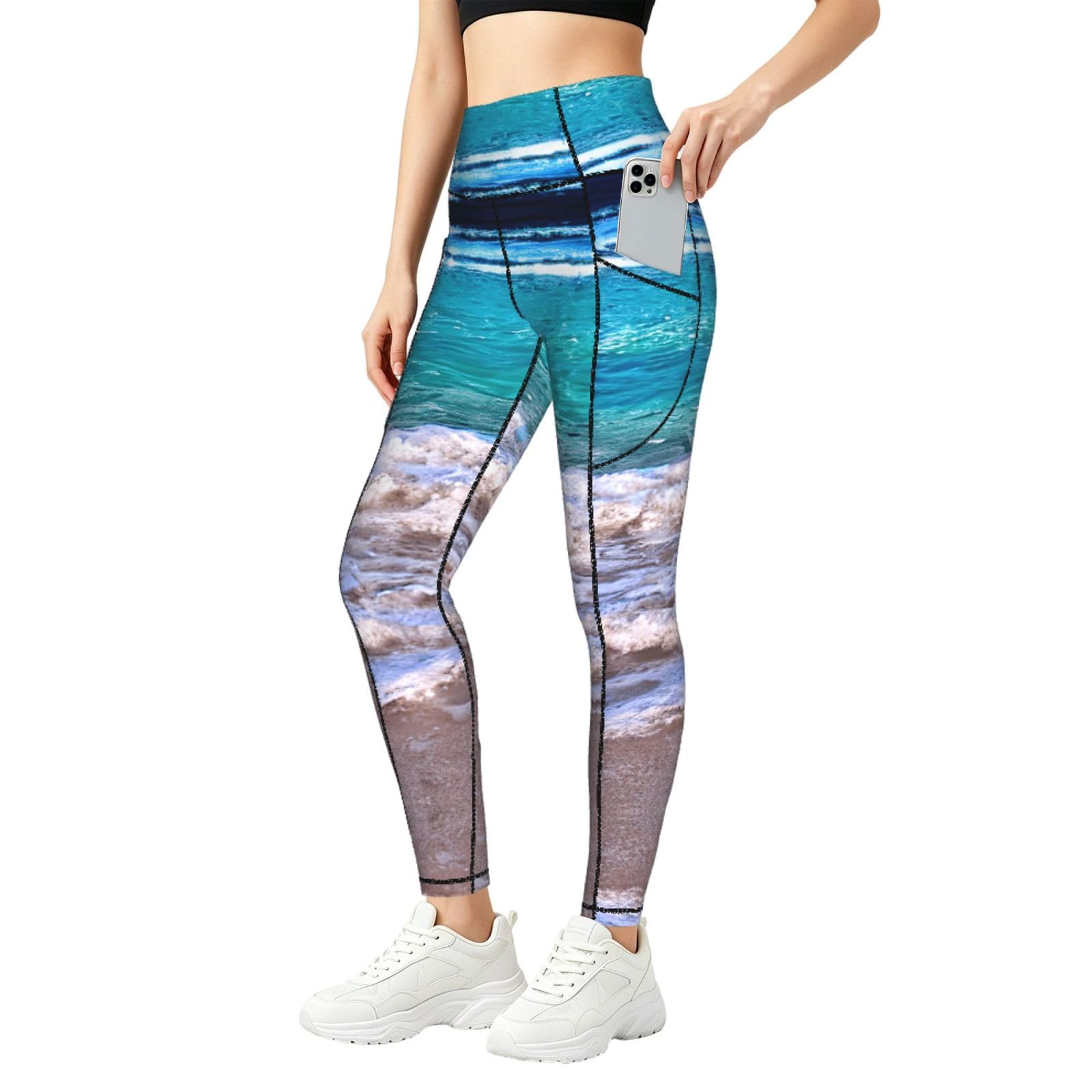 Pantalones de entrenamiento elásticos para mujer activos 8