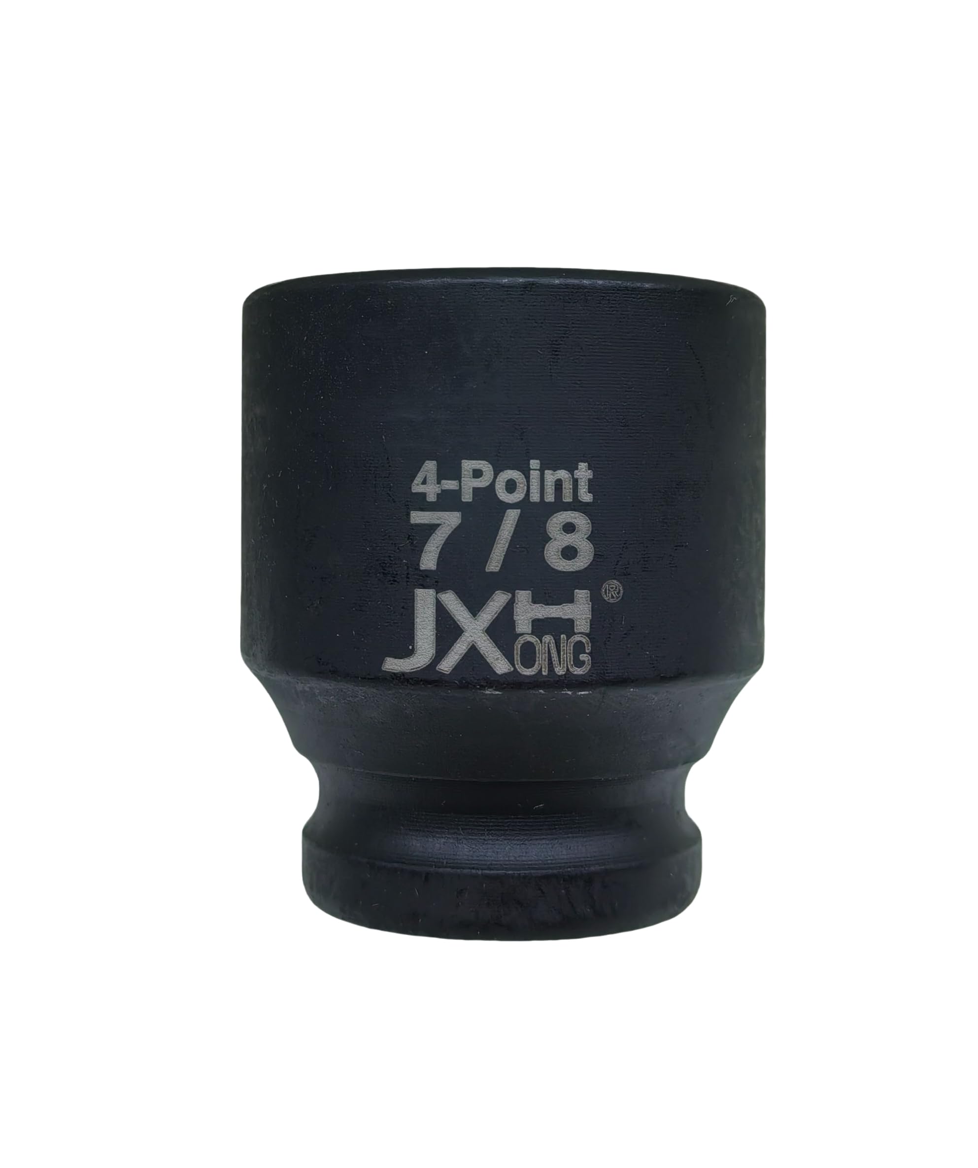 JXHONG 1/2" Drive 7/8" 4-Point Square Impact Socket, Heat Treated Cr-V Alloy Steel