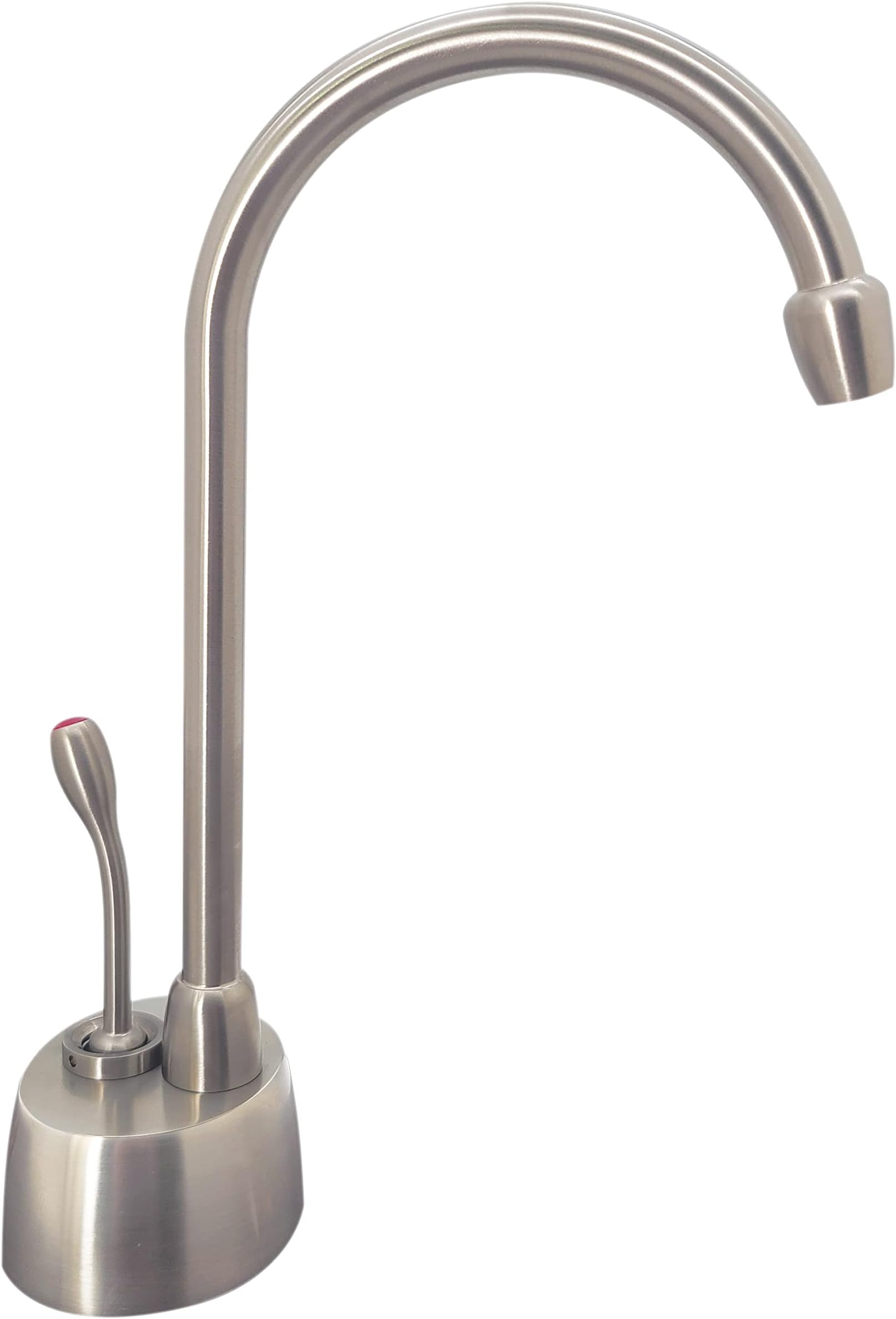 Westbrass D271-NL-07 Velosah 9" 1-Handle Hot Water Dispenser Faucet (Tank sold separately), Satin Nickel