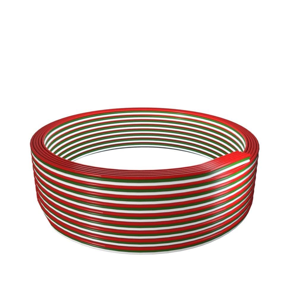 SNOOGG-LIGHTING 4-Pin 18AWG LED Strip Extension Cable. 4-conductor wire for connecting RGB LED strip lights 5050, FCOB, COB, etc By running feet (25, 3-CORE)-image-45