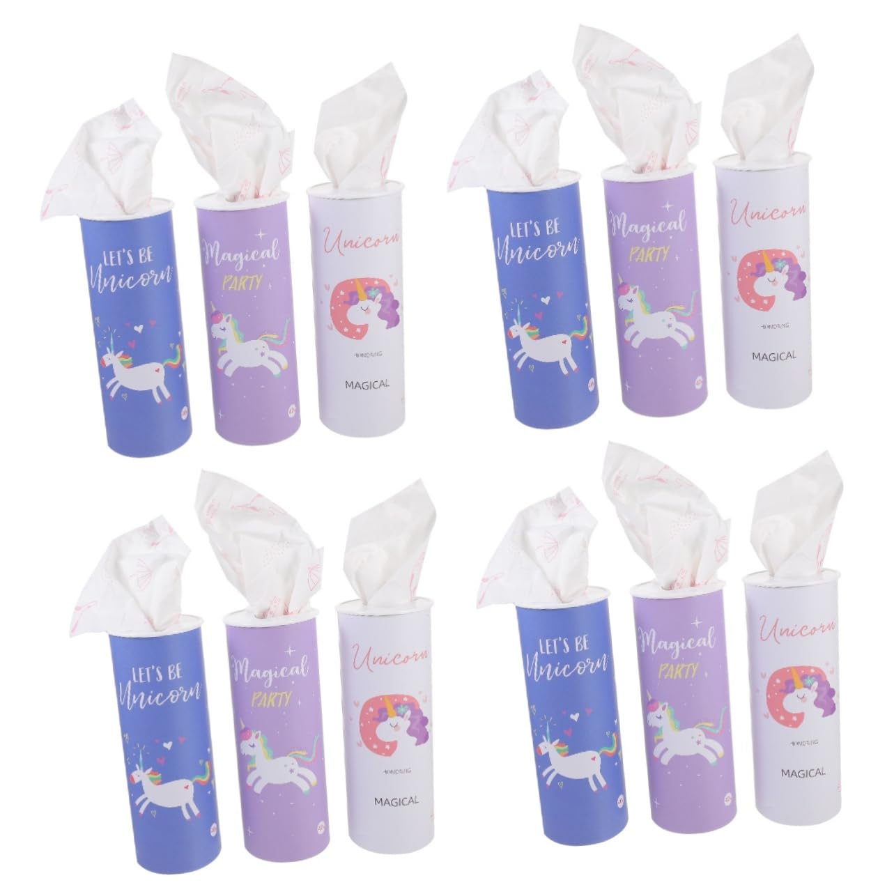 Healvian 12stücke Dekorative Servietten Mit Niedlichem Einhorn- Saugfähige Papiertücher Für Partys Und Für Besondere Anlässe Und Kindergeburtstage