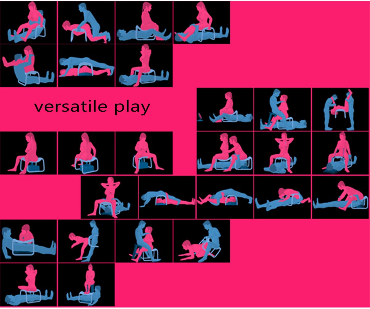 Chaise Multifonction pour Améliorer les Positions Sexuelles Jouet Innovant avec main courante Poignets Oreiller Super Expérience pour les Couples