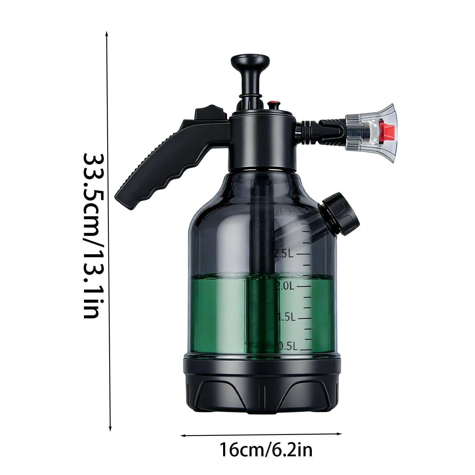 Car Foam Sprayer - Handheld Foamer Washer With Adjustable Bozzles,Hand Pump Foam Sprayer - For Car Detailing Truck Motorcycle SUV Vehicles Garden
