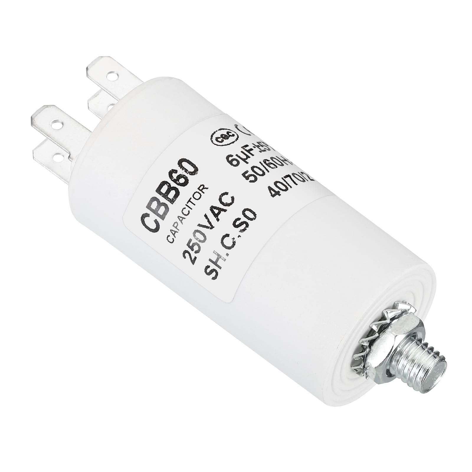CBB60 35uF 450V AC Run Capacitor - 2 Wire Motor Start Capacitor For Pumps, Washing Machines, Compressors 8 thumbnail image