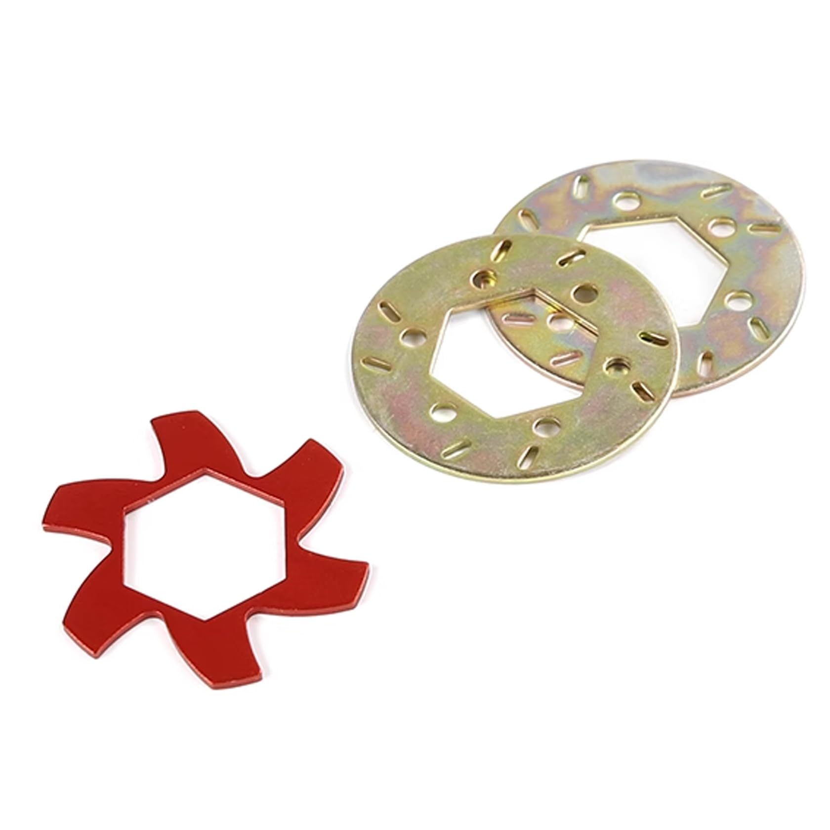 FLMLF Metal Brake Disc Kit for 1/5 Scale HPI ROFUN BAHA King Motor ROVAN Baja 5B 5T 5SC Rc Car Parts ? (Red)