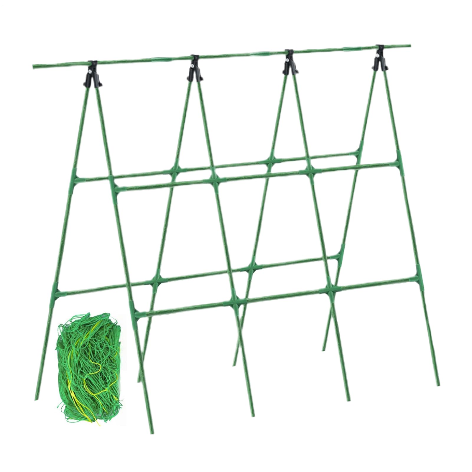 Treillis de – Cage de support pour | Treillis à cadre en A | Structure robuste de 122 cm pour le jardinage surélevé, piquets amovibles pour fruits de vigne, courgettes, courges