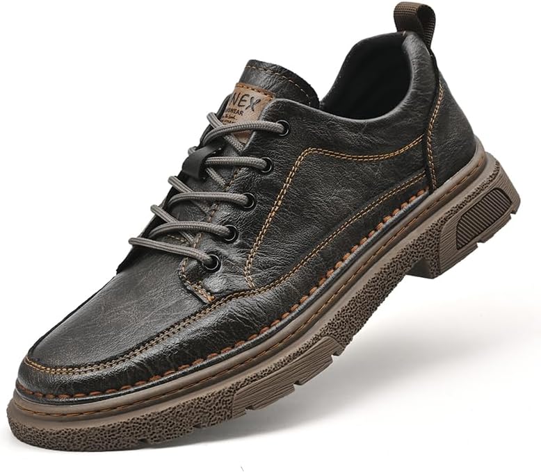 Men's Outdoor Hiking & Trekking Backpacking Shoes Trail Work & Safety Leather Low-top