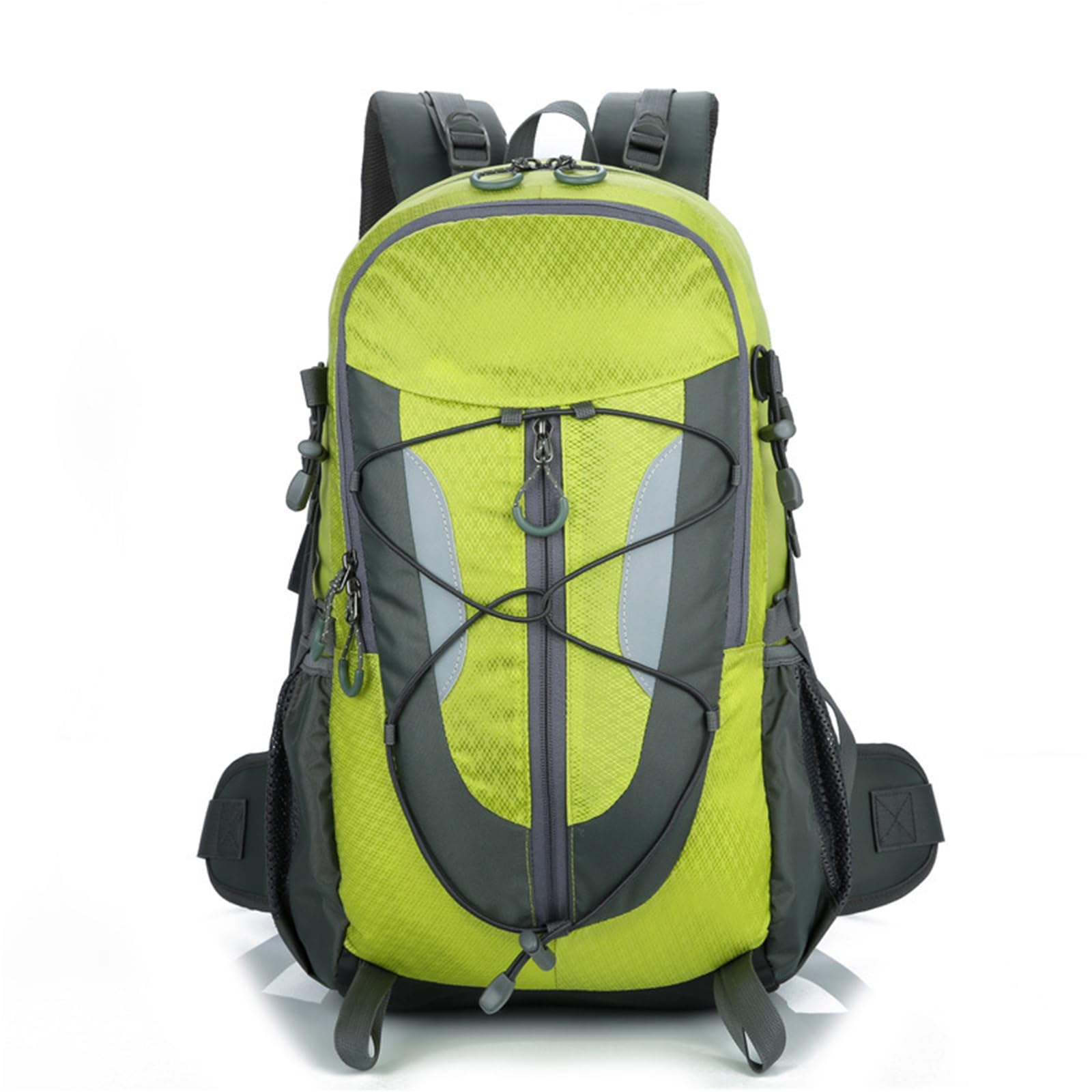 PORRASSO 30L Hiking Backpack Waterproof Rucksack Trekking Daypack Durable Backpack for Women Men Camping Climbing Travel Outdoor Sports Green