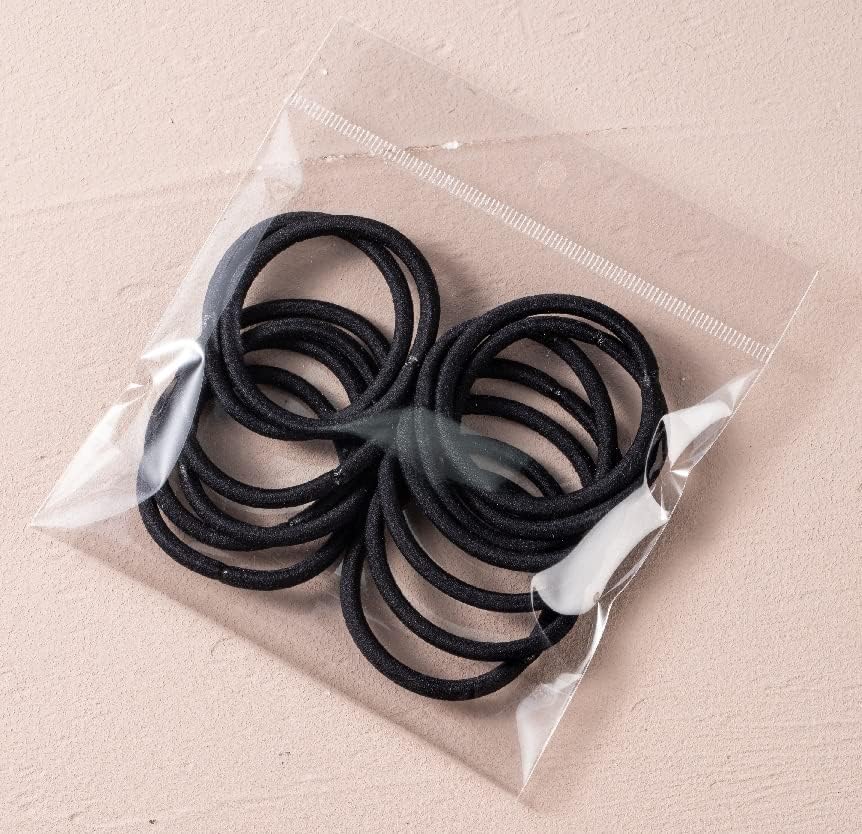 WROLY Hair Bands for Women, Ponytail Holders, Hair Bobbles Hair Ties 4 mm, Hairbands Perfect for Women and Girls (15-Hair Bands)