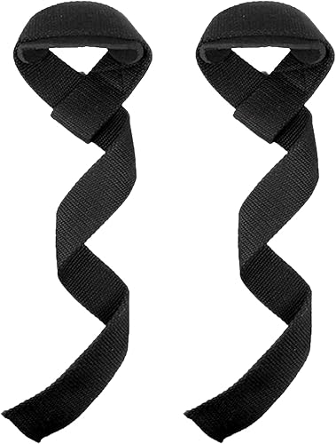 Epinovo Muñequeras de gimnasio con correas de levantamiento de pesas con agarre extra para entrenamiento de fuerza y culturismo