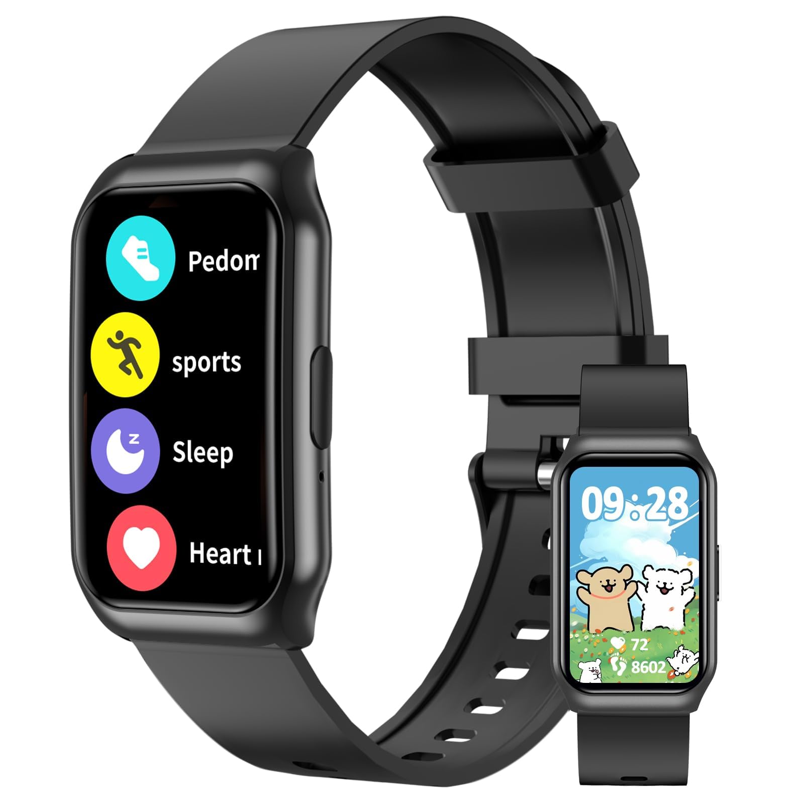clleylise Smartwatch Bambini con GPS+LBS, Videochiamata, Chiamata, SOS, 7 Giochi Educativi, Modalità Scuola, Contapassi e Fotocamera, Orologio Digitale Multifunzione, Telefono per Bambini
