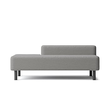 無印良品 MUJI ソファベンチ ソファ グレーベージュ×ブラウン　カバー Amazon｜無印良品 ソファベンチ用カバー 綿帆布 杢グレー