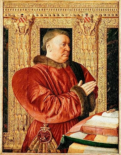 Peinture portrait Guillaume Jouvenel Des Ursins Jean Fouquet affiche déco murale 60x90