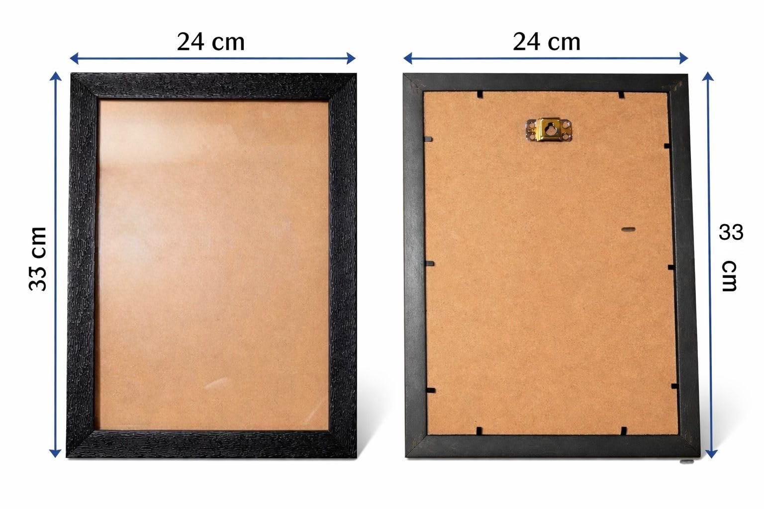 JajaChuaBrooks Brothers × IENA 24cm A4 Photo Frame with Protective Flim Front, Black Wooden Finish