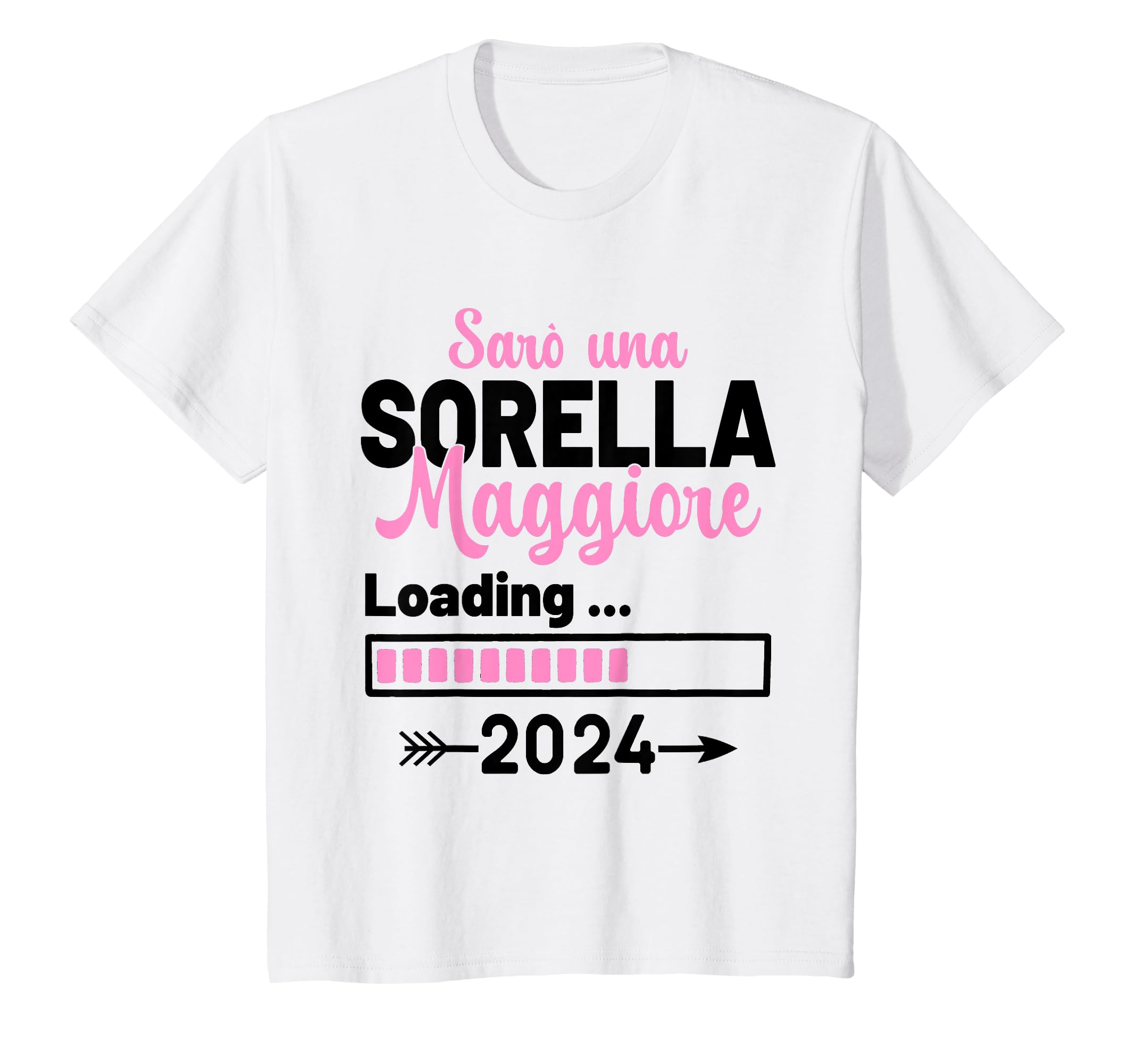 Bambino Sar? Una Sorella Maggiore 2024, Sorella Maggiore 2024 Maglietta :  Amazon.it: Moda