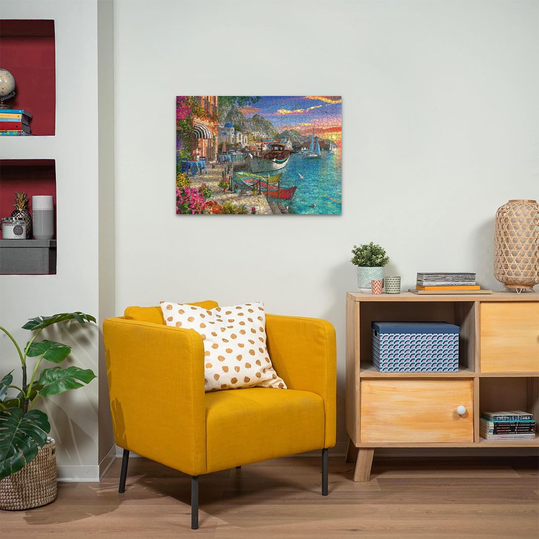 Ravensburger - Puzzle 1000 Pezzi Meravigliosa Grecia | Puzzle Per Adulti E Bambini Con Una Misura Di 70x50 Cm | Regalo Per Adulti E Bambini Da 14 Anni E Più