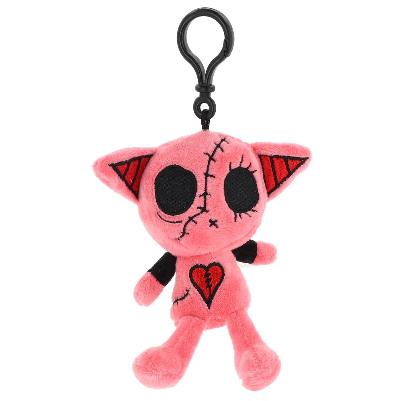 Gus Fink Collectable Plush Bag Clips - Skellbo, Boris, Grim and More to choose from - Quirky and unique plushie clips (Kitix)