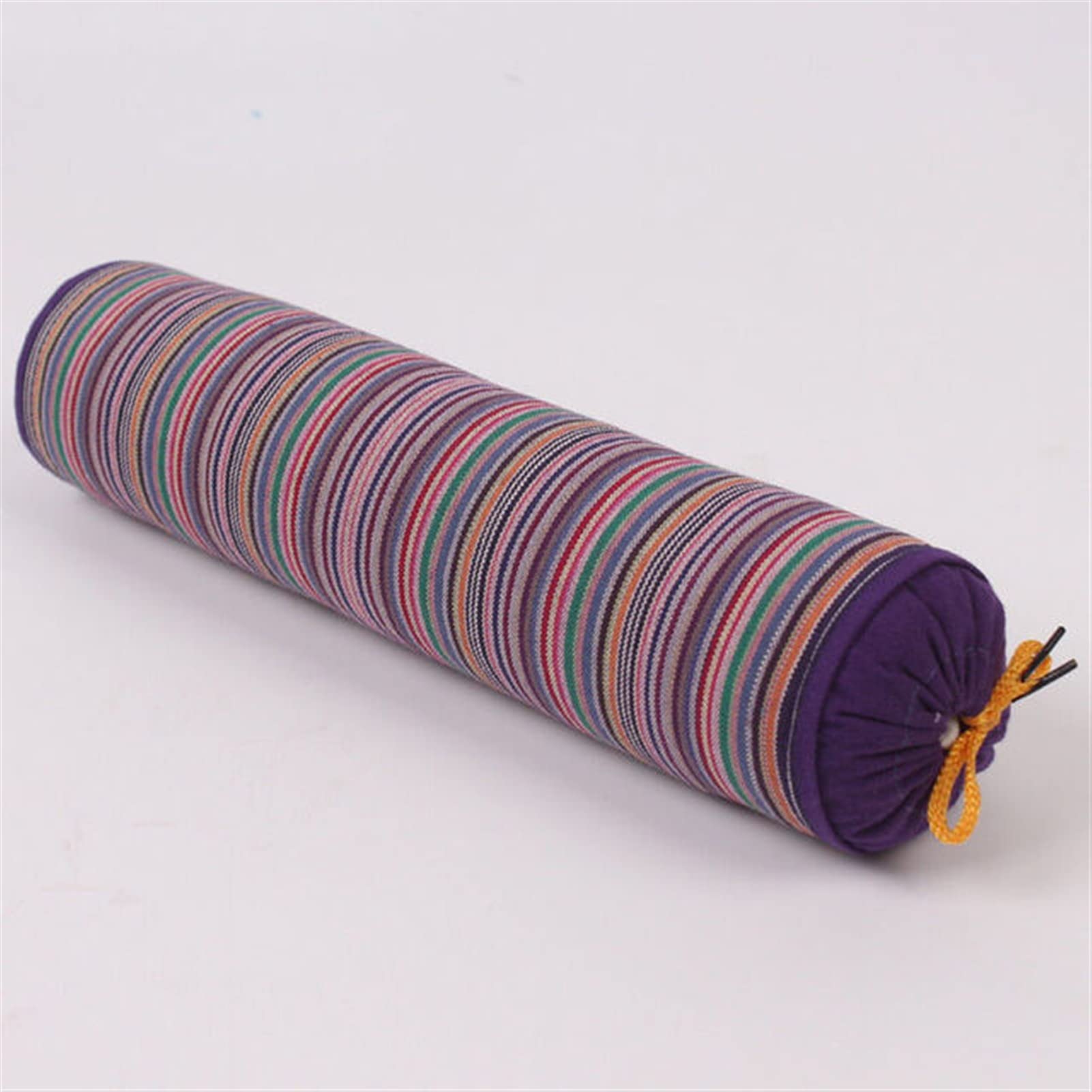 MFJGHU Stripe Yoga Cervical Pillow Old Coarse Cloth Buckwheat Neck(A)