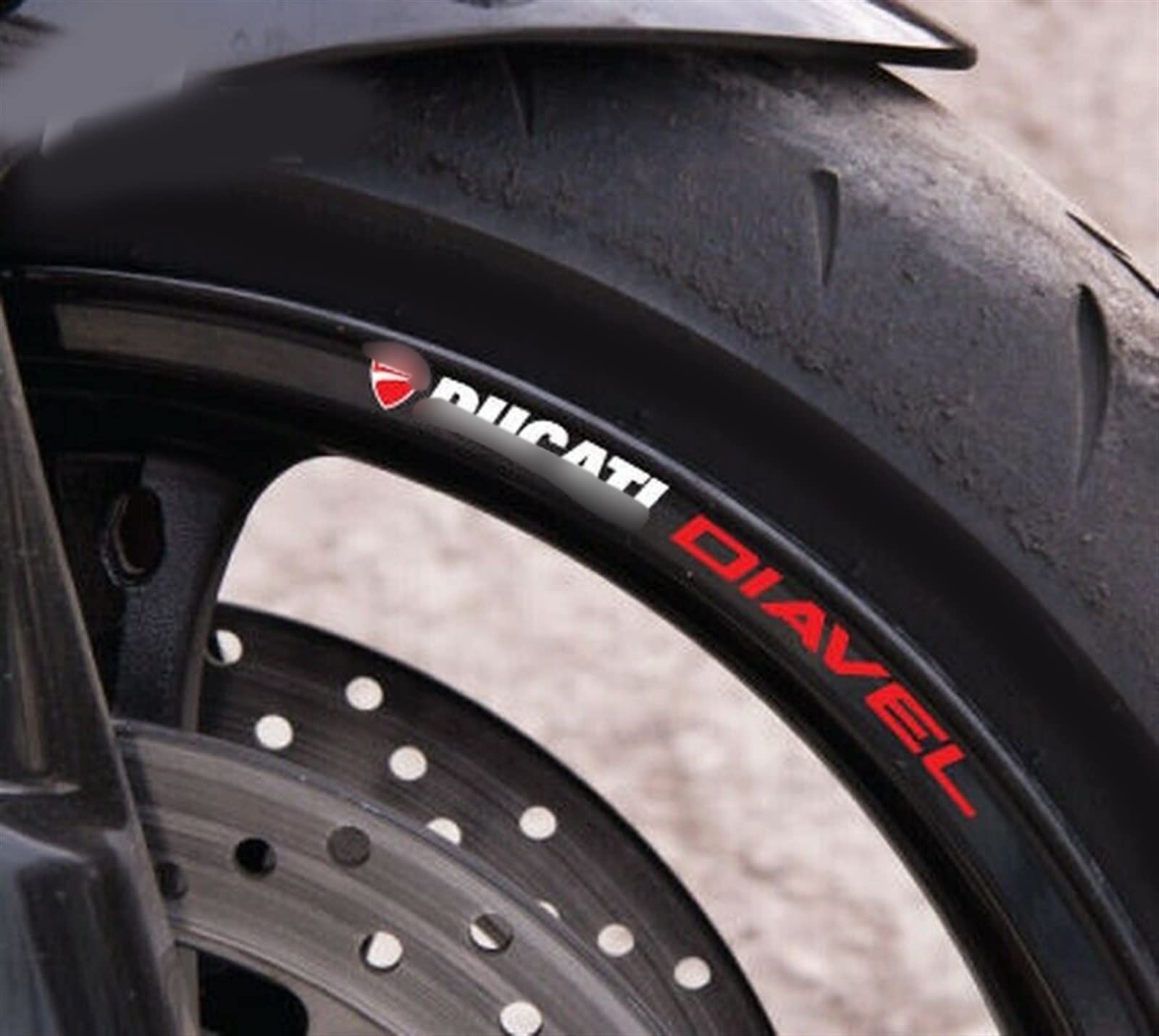 Autocollants de jante Ducati Diavel 748 796 - Décalques pour sorties moto
