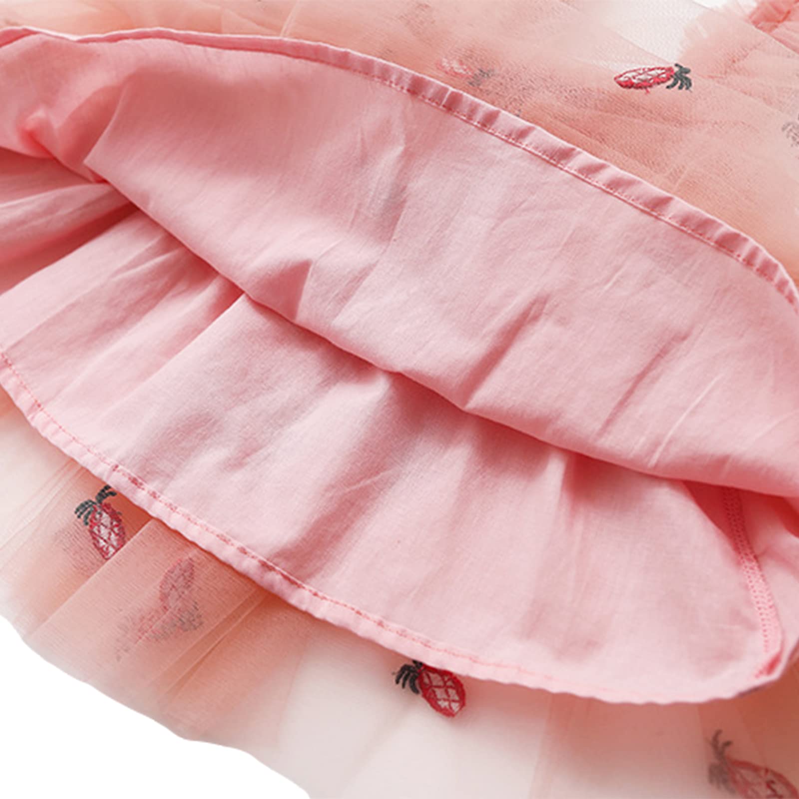 amropi Abito da Bambina Senza Maniche Tulle Confezione da 3 Vestito da Tutu per Bimba 0-3 Anni