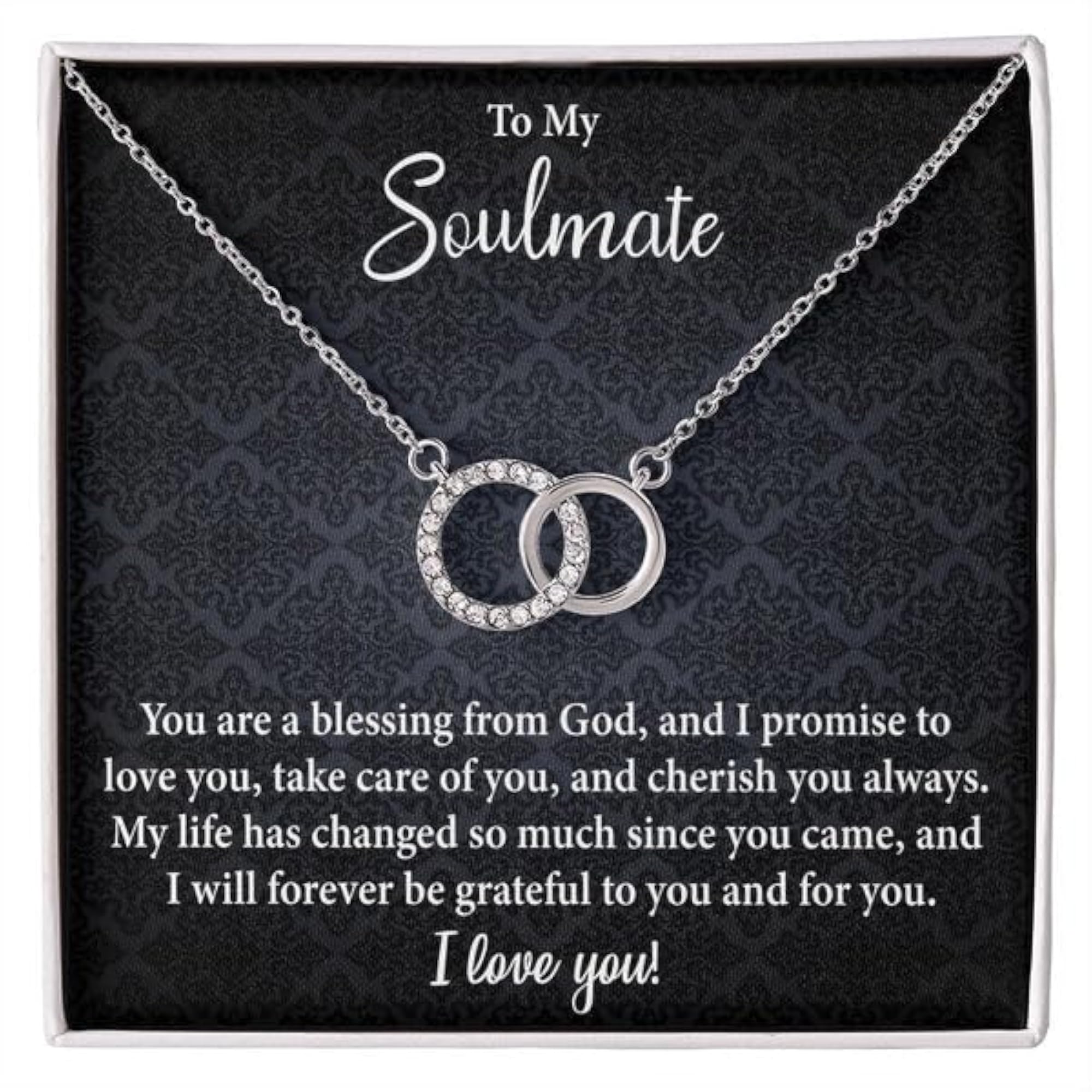 925 Sterling Silver Soulmate Pendant Set