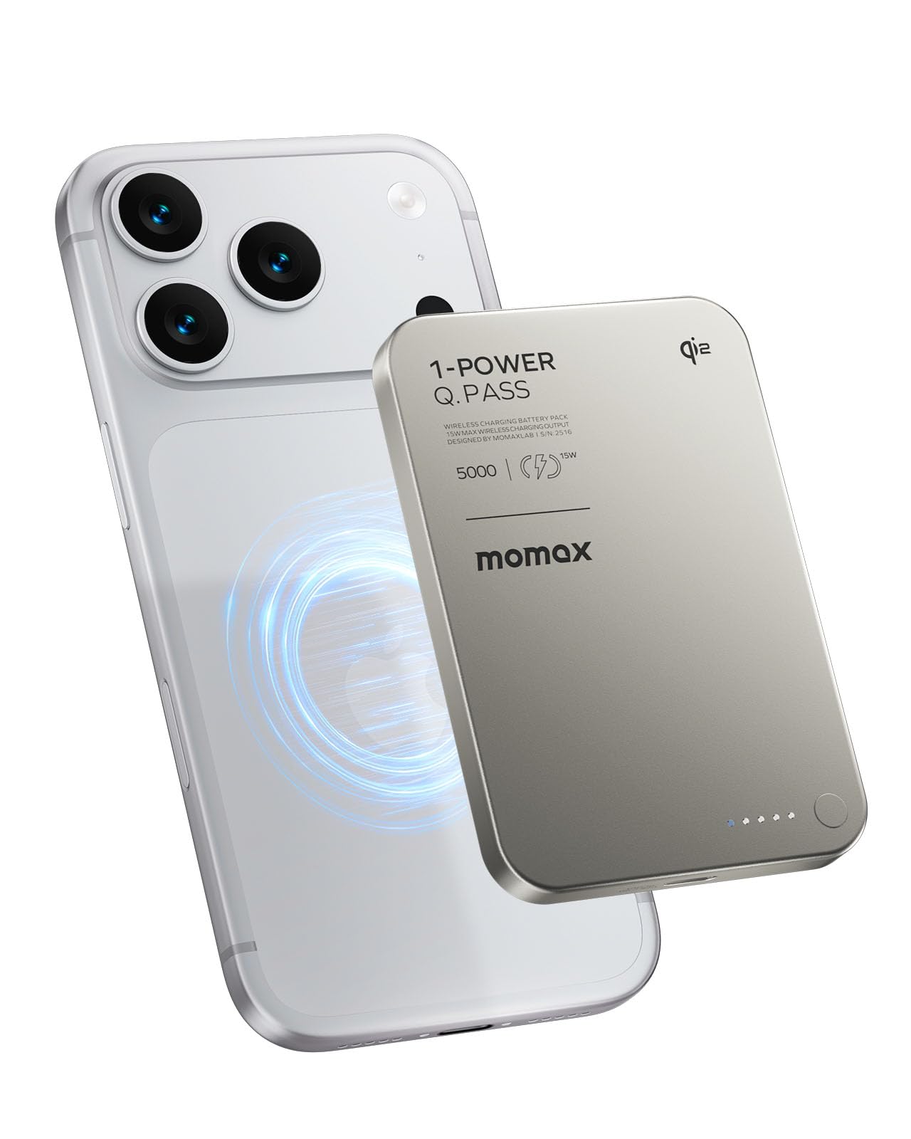 Amazon | MOMAX Qi2 モバイルバッテリー マグセーフ 5000mAh 薄型 小型