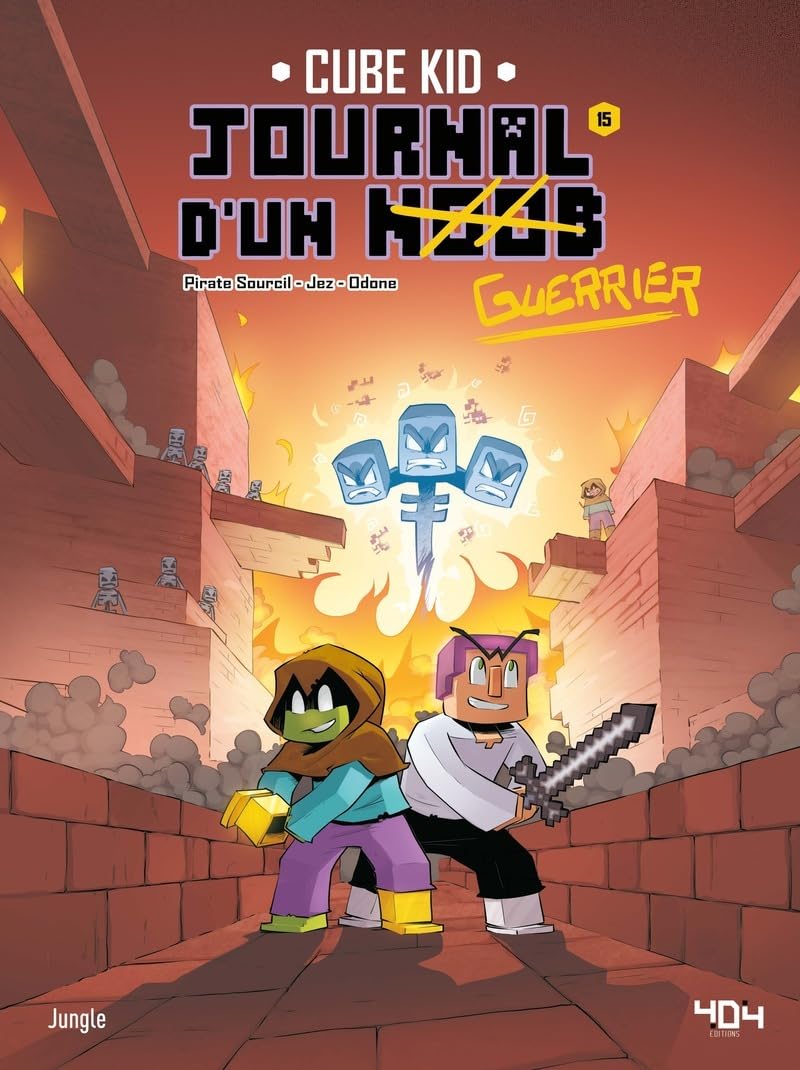 Journal d'un Noob - 15 -  Piratesourcil - Jungle - cartonné - Bande dessinée jeunesse