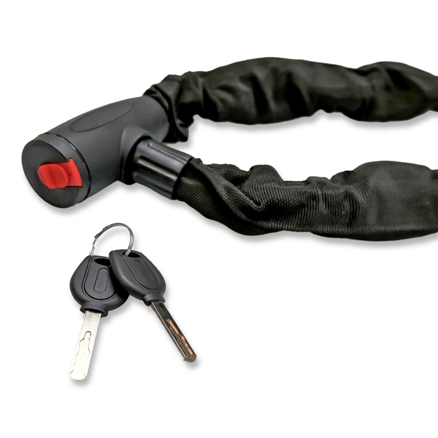 Simply Lucchetto a catena per bicicletta, massima sicurezza, materiali di alta qualità, resiste a tagli e manomissioni, per moto, biciclette, biciclette elettriche, mountain bike, cancelli e