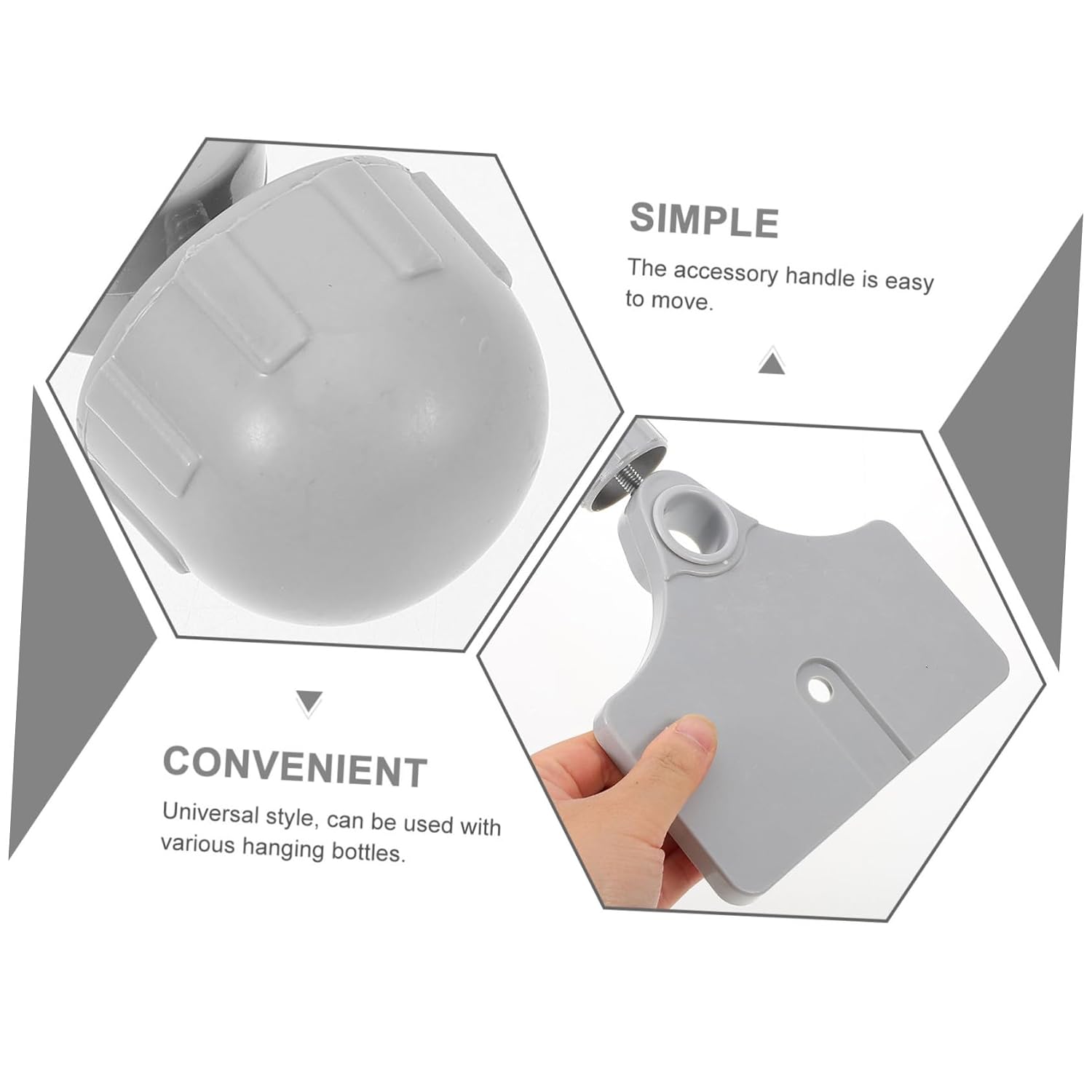 Infusion Stand Tray for Hospital Use Smooth Edges Material Lightweight Design for Clinics and Community Hospitals Gray Square Plate Compatible
