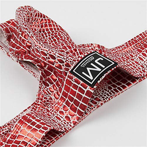 JOCKMAILSexy Men Underwear Jockstrap Snakeskin men hot Gay Men Underwear4