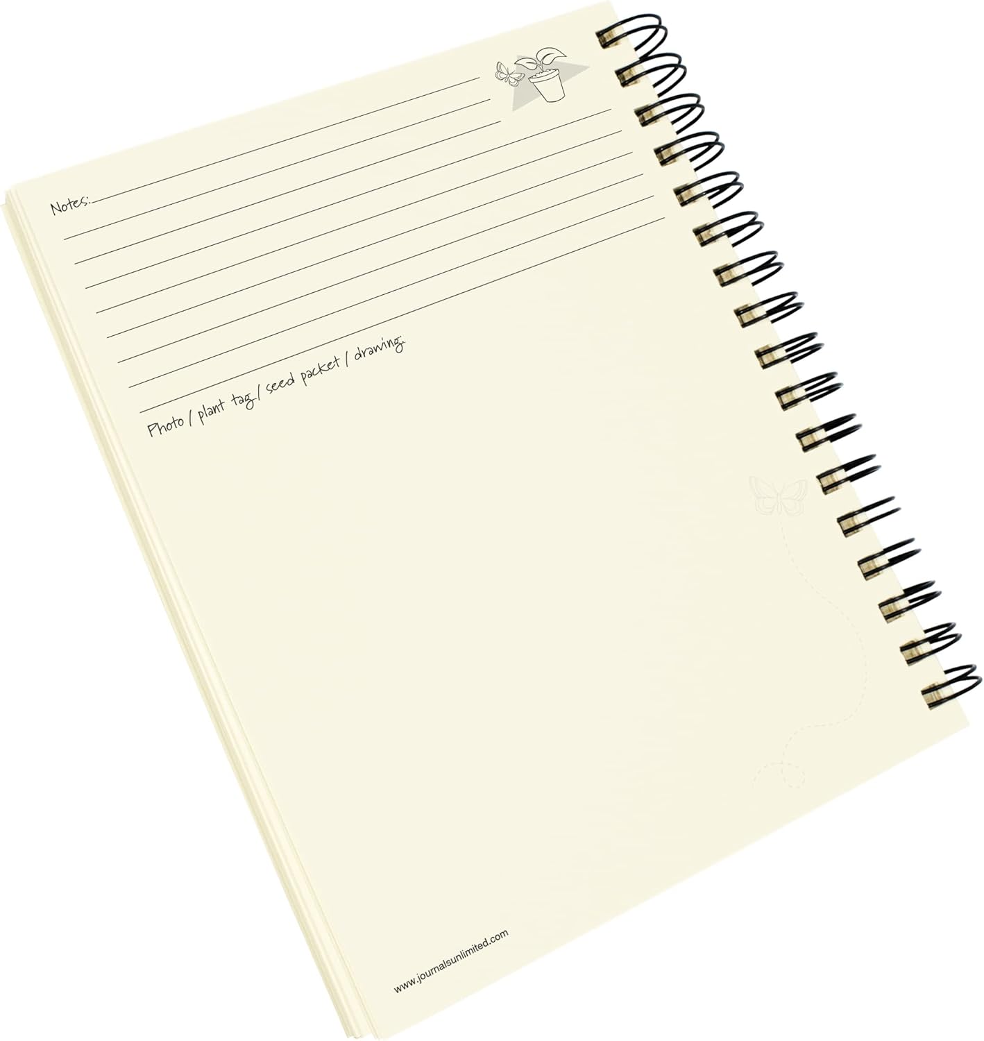 Write it Down series by Journals Unlimited, Guided Journal, Gardening, The Gardener's Journal, Full-size 7.5"x 9", Kraft Hard Cover, Made in USA