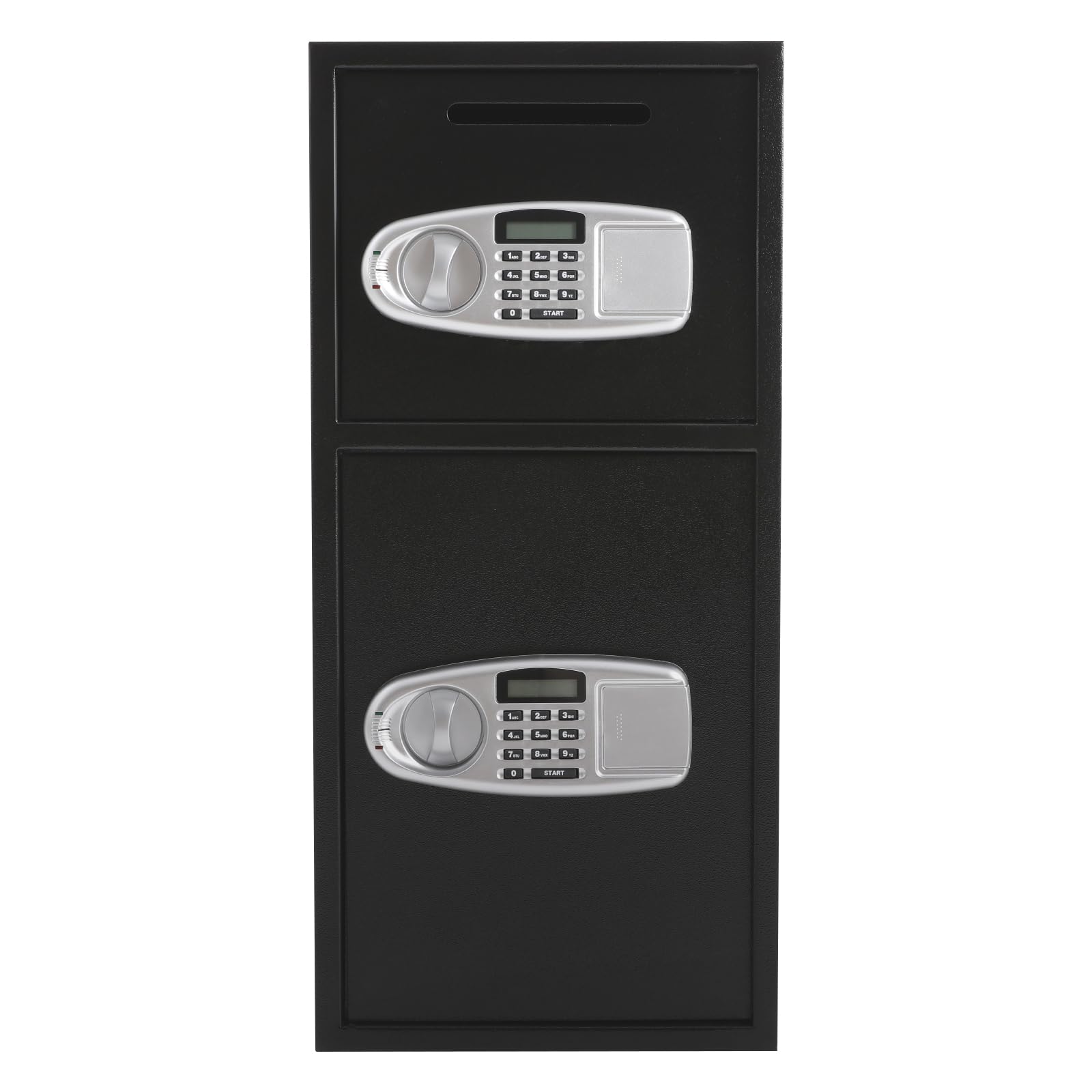 Cassaforte con chiave, grande cassaforte per mobili, 35 x 35 x 75 cm, per denaro, documenti, gioielli