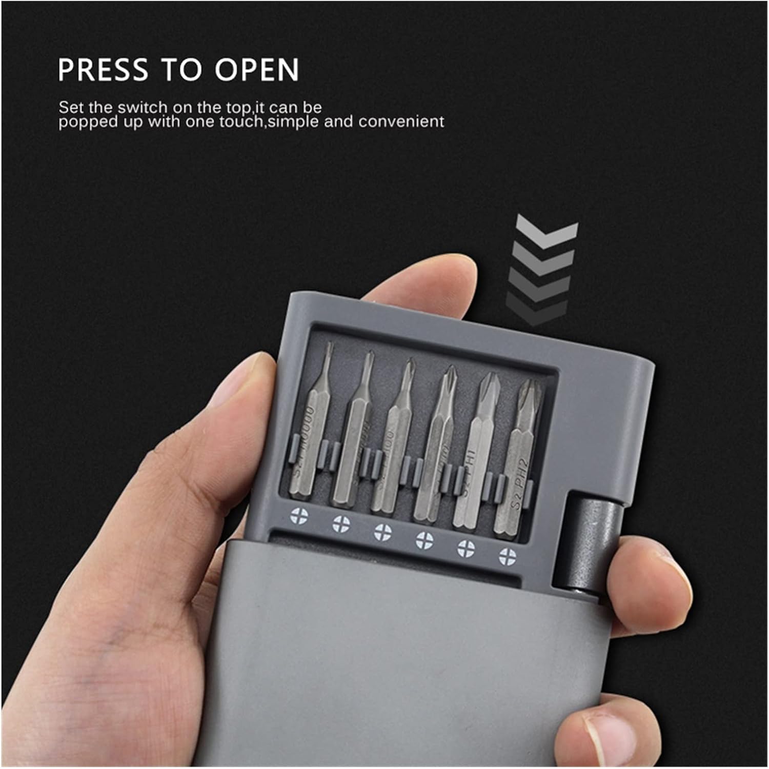 Screwdriver with Non Slip Handle and Magnetic tip. 49 in 1 Precision Screwdriver Set Screwdriver Bit Set Magnetic Screwdriver Handle Mobile Phone Repair Tools (Color : Blue)