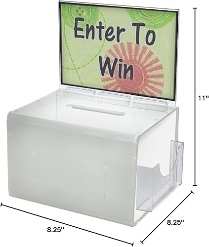 Vista 7 de Azar - Caja de lotería, transparente, extra grande