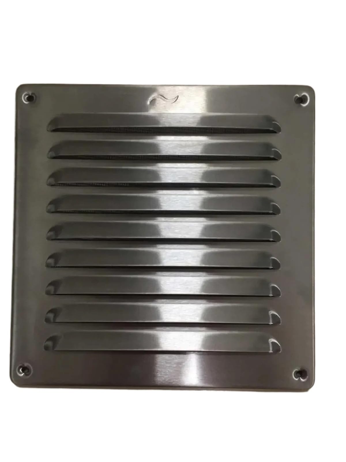 Ventilation Grilles Stainless Steel Air Vent Ventilator Grille Undereave Under Eave Louvers Copper Ventilation Rain Proof(W195H195mm SUS304)