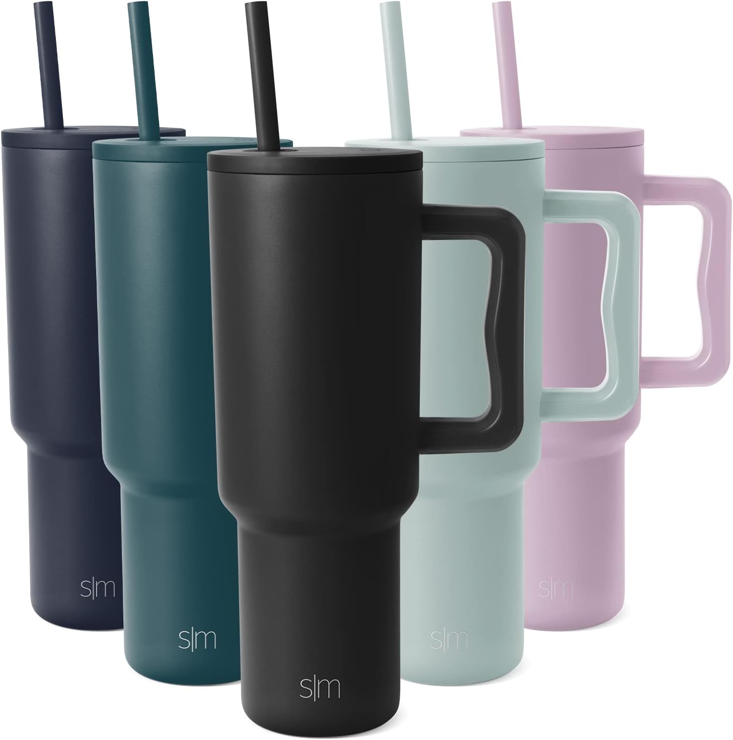 Simple Modern 40 oz Tumbler with Handle and Straw Lid Insulated