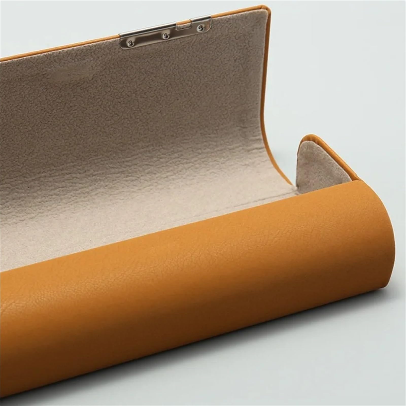 Caja de gafas antiestrés, estuche cuero duro for sol, caja almacenamiento Color sólido, 2 uds Para Mujer
