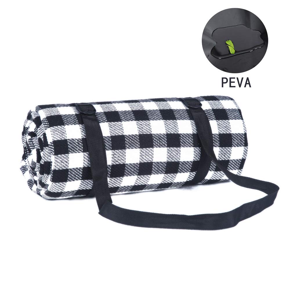 200 x 200cm Couvertures Tapis de Pique-Nique Imperméable Résistant à l'Humidité Tapis de Plage, Format Pliable Tapis pour Camping Voyage Jardin Nappe, C