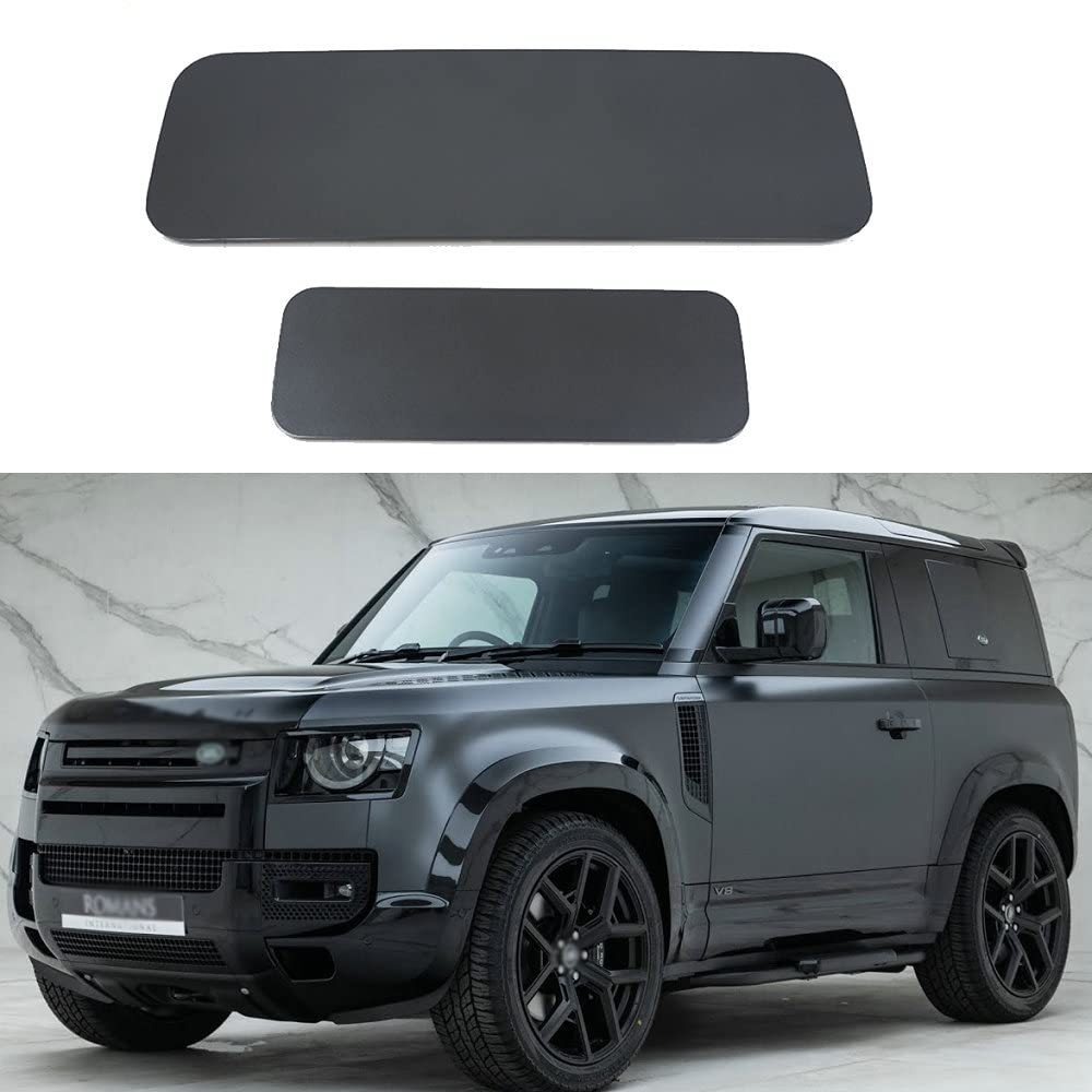FTAPACCE 2PCS Rear Tire Wheel Cover Plate Fits for LR Defender 90 110 130 L663 L851 2020-2023 ABS Plastic (Carpathian Grey)