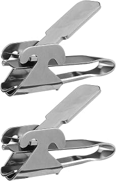 Hemoton Sunflower Seed Peeler Nut Cracker Plier Compact Kitchen Tool for Easy Melon Seed Shelling and Cracking 2.4X1.5X0.6 Inch