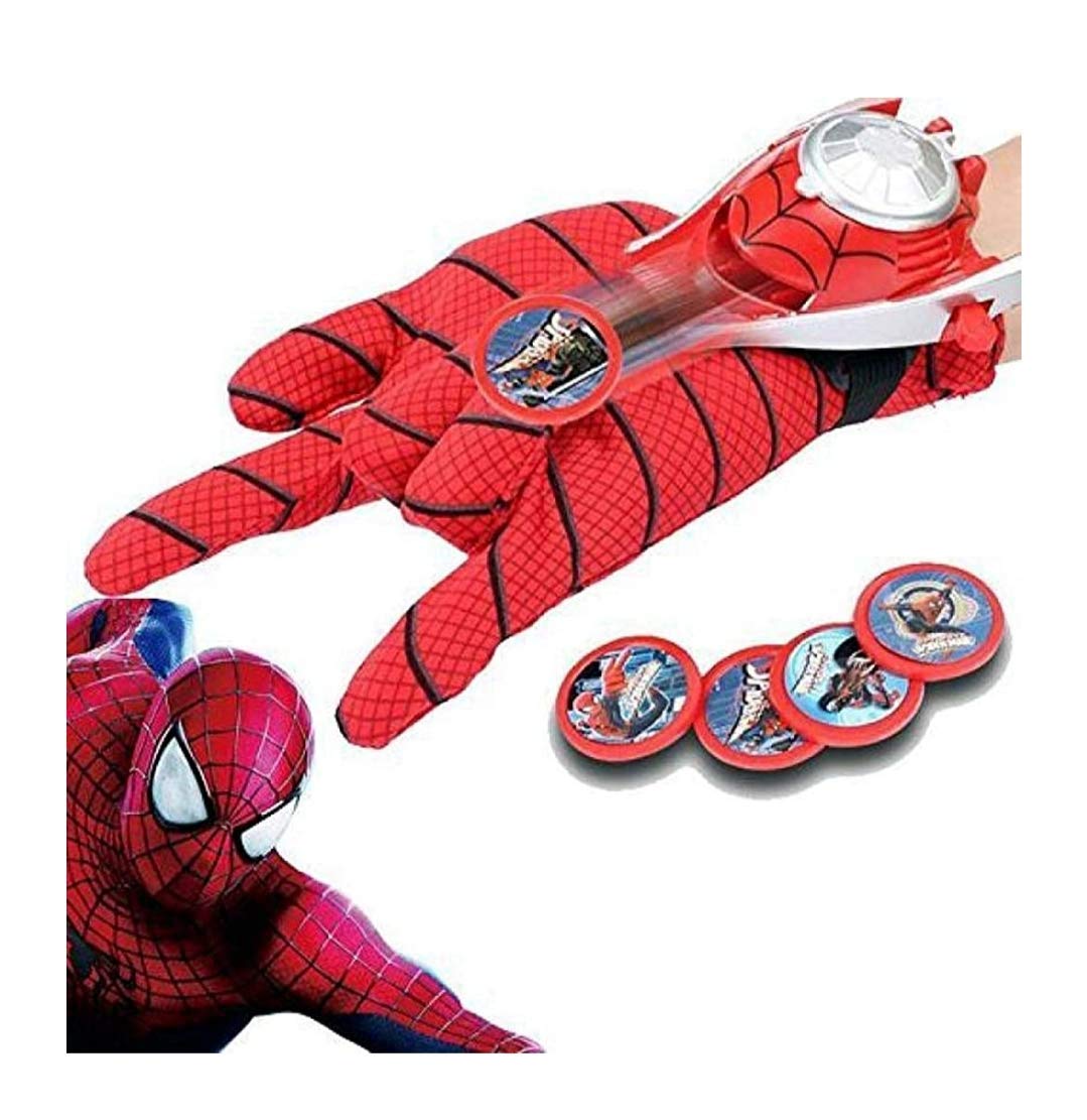 ANG Spider Superhero Gloves disc Launcher Shooter Toys Game Set for Kids. Indoor & Outdoor. (RED Color) (B09FTDVGKP) Amazon Price History, Amazon Price Tracker