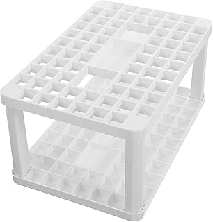 Caja de almacenamiento de brochas de maquilla...