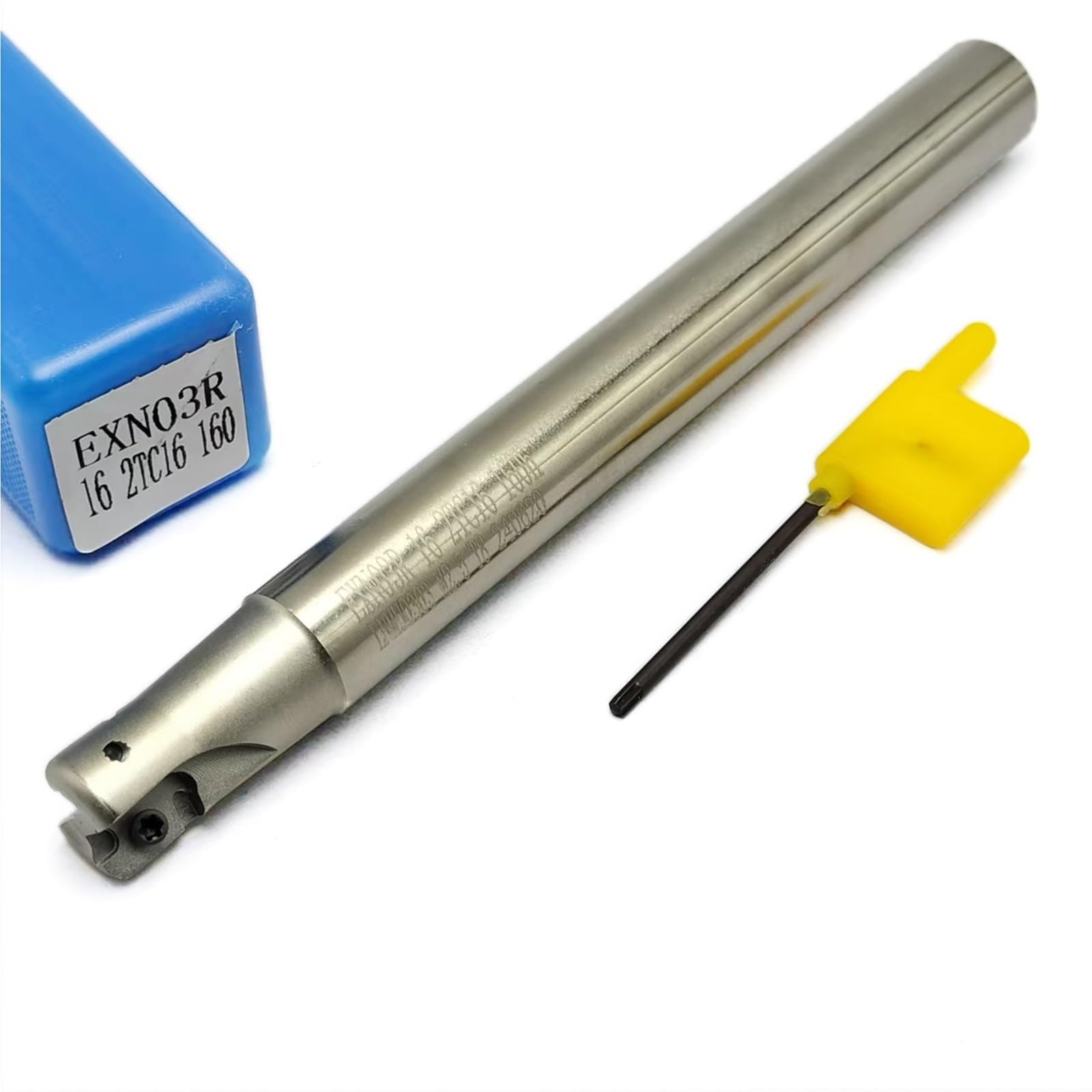 EXN03R Doppelseitige Schnellvorschub-Fräserhalter-Werkzeugstange Für LNMU0303 LNMU0303ZE MJ AH725 LNMU0303ZE MJ LD985 Hartmetalleinsatz Wendeschneidplatten(EXN03R 16-16-160L-2T)
